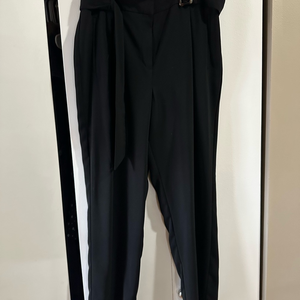 Elegant Black High-Waisted Pants